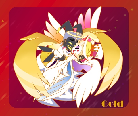 3" AdamsApple Adam Lucifer Morningstar Fallen Angel Demon Hazbin Hotel [Enamel Pin] ~PREORDER~