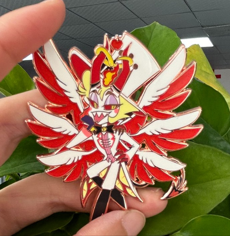 2.75" Winged Lucifer Hazbin Hotel [Enamel Pin]